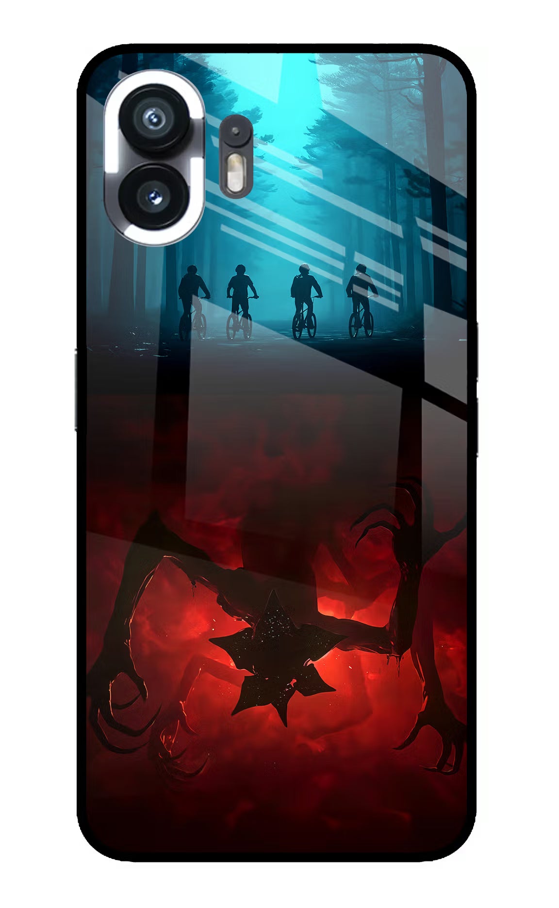 Ordinary Things Downside Up Nothing Phone 2 Glass Case Back Cover by Casekaro