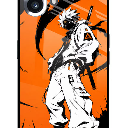 Street Samurai  Nothing Phone 2 Glass Case Back Cover by Casekaro