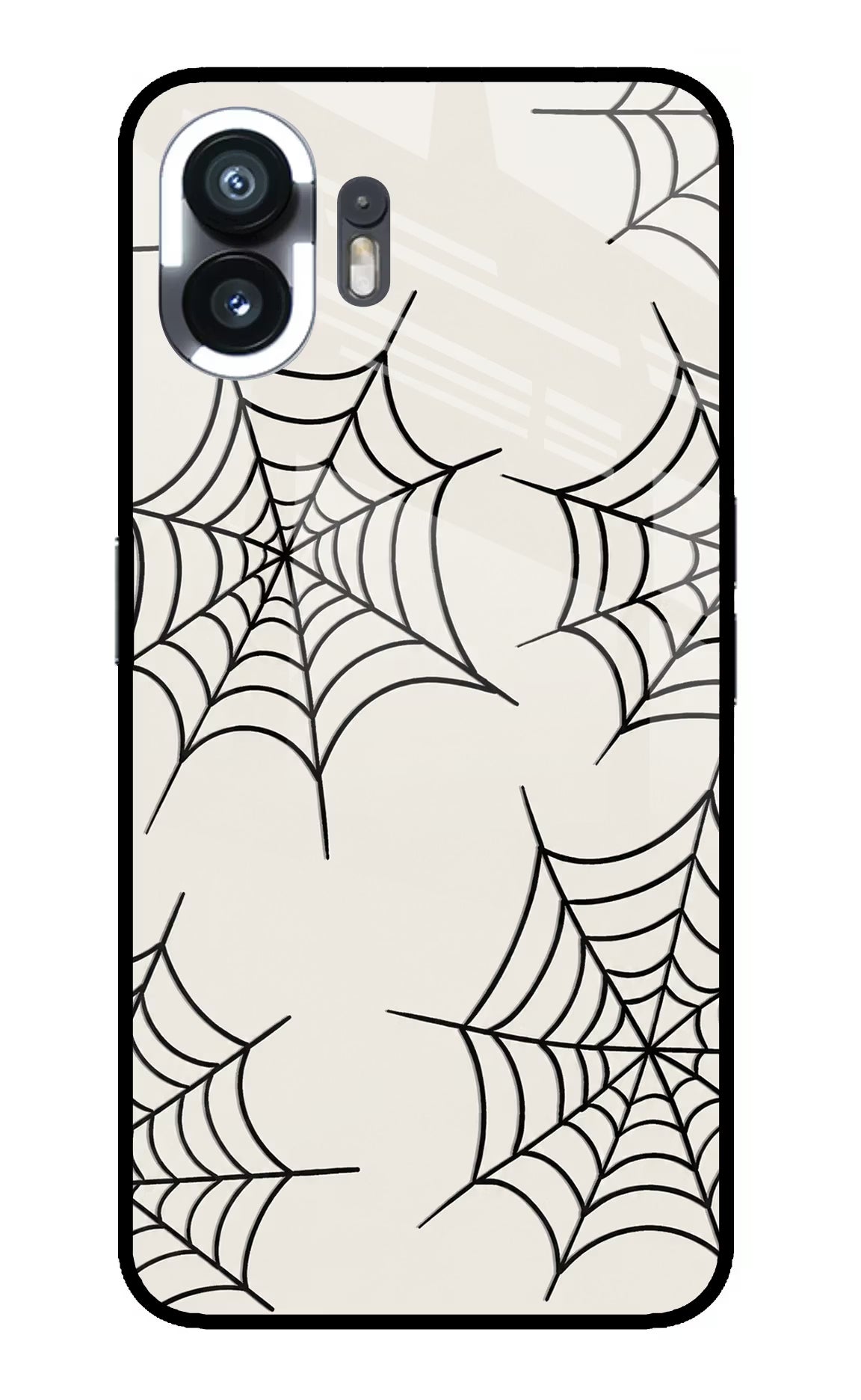 Spider Web Nothing Phone 2 Glass Case