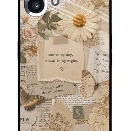 Vintage case Nothing Phone 2 Glass Case Back Cover by Casekaro