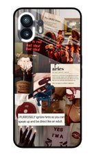 Zodiac Aries Nothing Phone 2 Glass Case