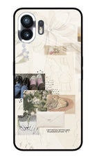 Soft Aesthetic Nothing Phone 2 Glass Case