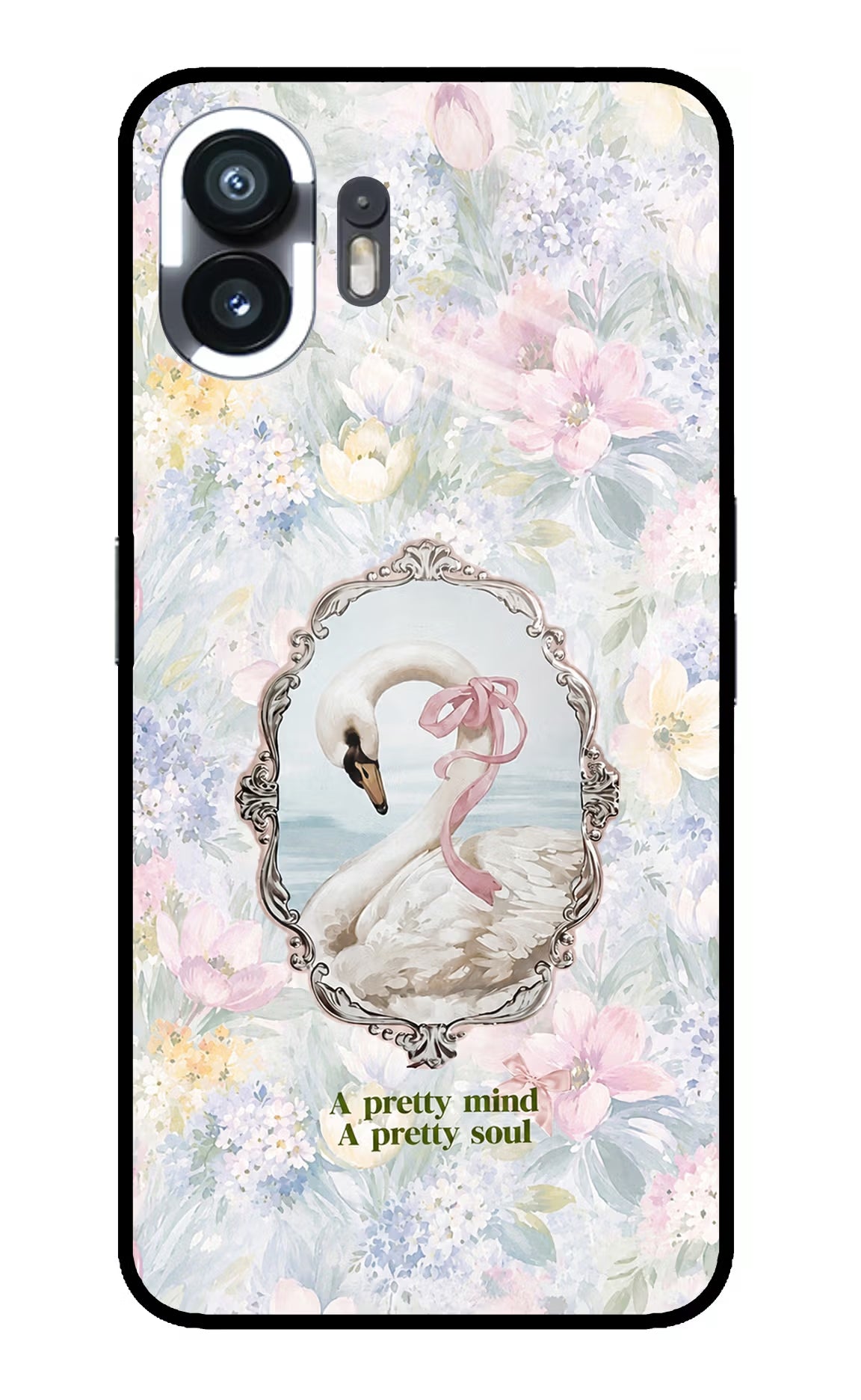 Pretty Mind Pretty Soul Nothing Phone 2 Glass Case
