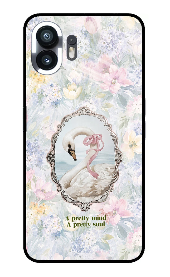 Pretty Mind Pretty Soul Nothing Phone 2 Glass Case