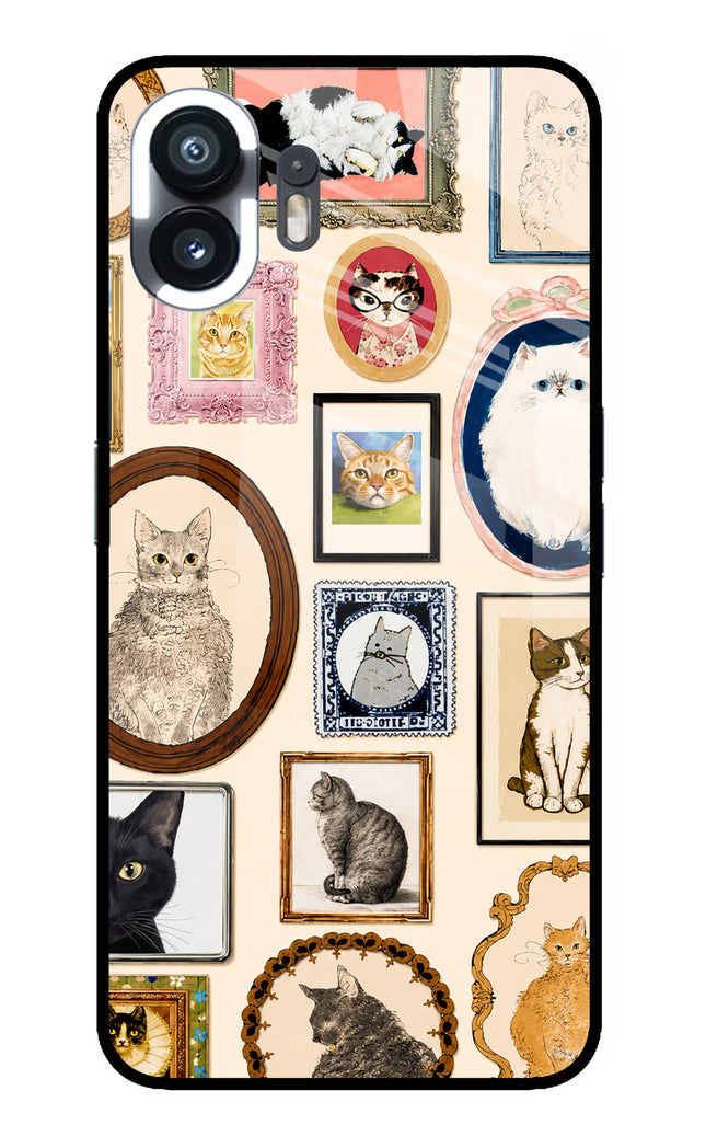 Mirror Cats Nothing Phone 2 Glass Case