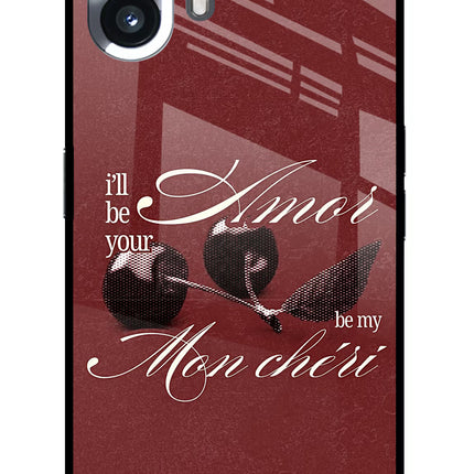 Velvet Cherry Nothing Phone 2 Glass Case