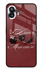 Velvet Cherry Nothing Phone 2 Glass Case