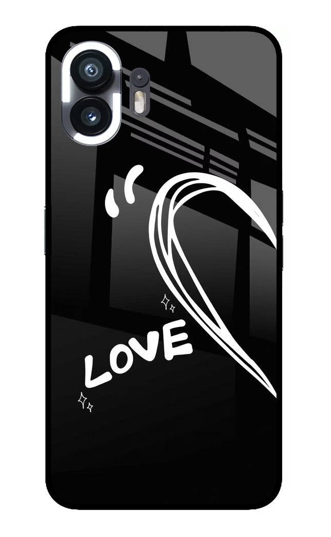 Love Line Nothing Phone 2 Glass Case