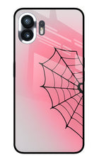Pink Web Nothing Phone 2 Glass Case