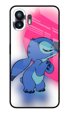 Stitch Hug Nothing Phone 2 Glass Case