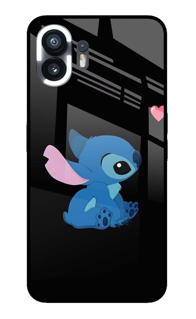 Stitch Crush Nothing Phone 2 Glass Case