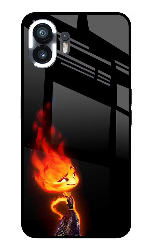 Ember Flame Nothing Phone 2 Glass Case