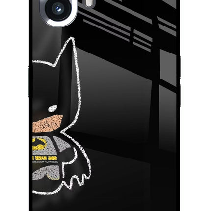 Bat Kitty Nothing Phone 2 Glass Case