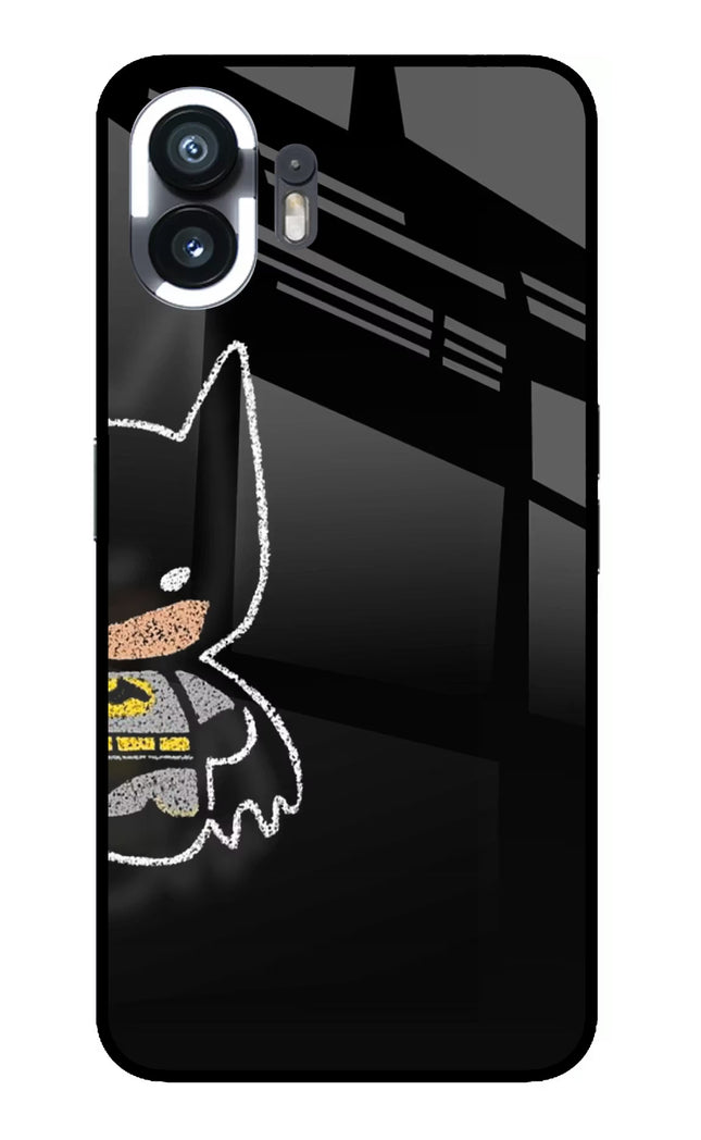 Bat Kitty Nothing Phone 2 Glass Case