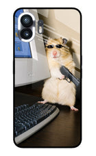 Hacker Hamster Nothing Phone 2 Glass Case