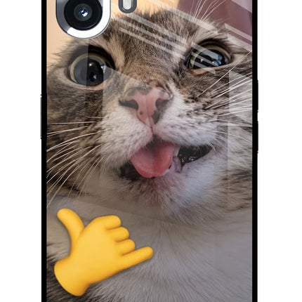 Silly Cat Call Nothing Phone 2 Glass Case