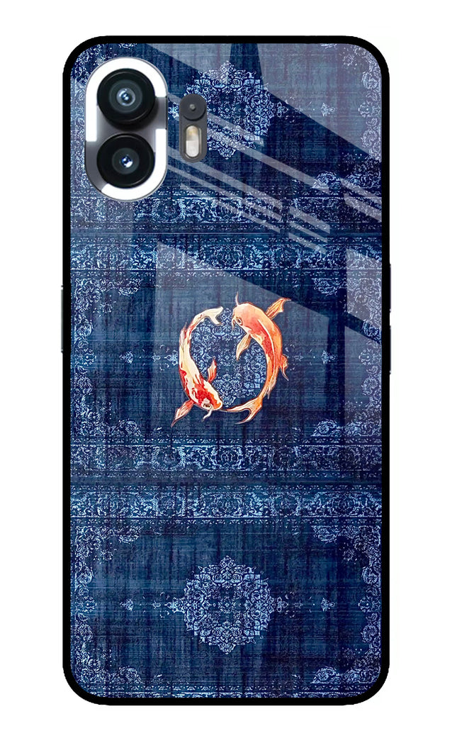 Koi Blue Nothing Phone 2 Glass Case