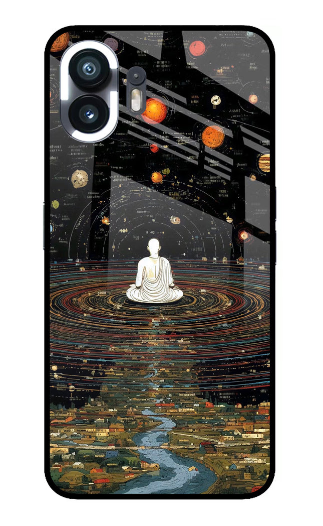 Space Monk Nothing Phone 2 Glass Case
