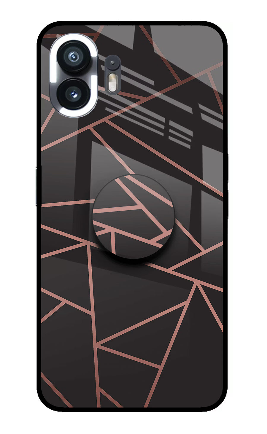 Geometric Pattern Nothing Phone 2 Pop Case, Metal case