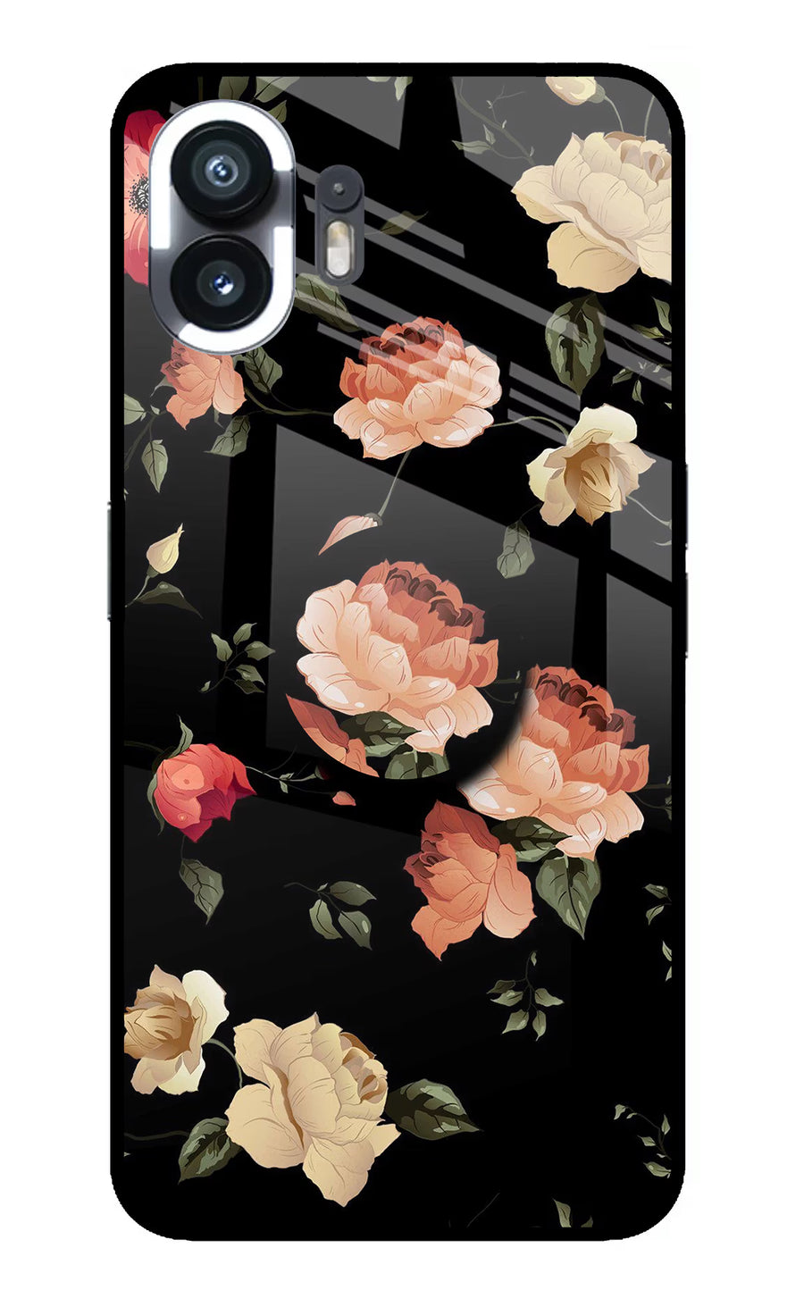 Flowers Nothing Phone 2 Pop Case, Metal case