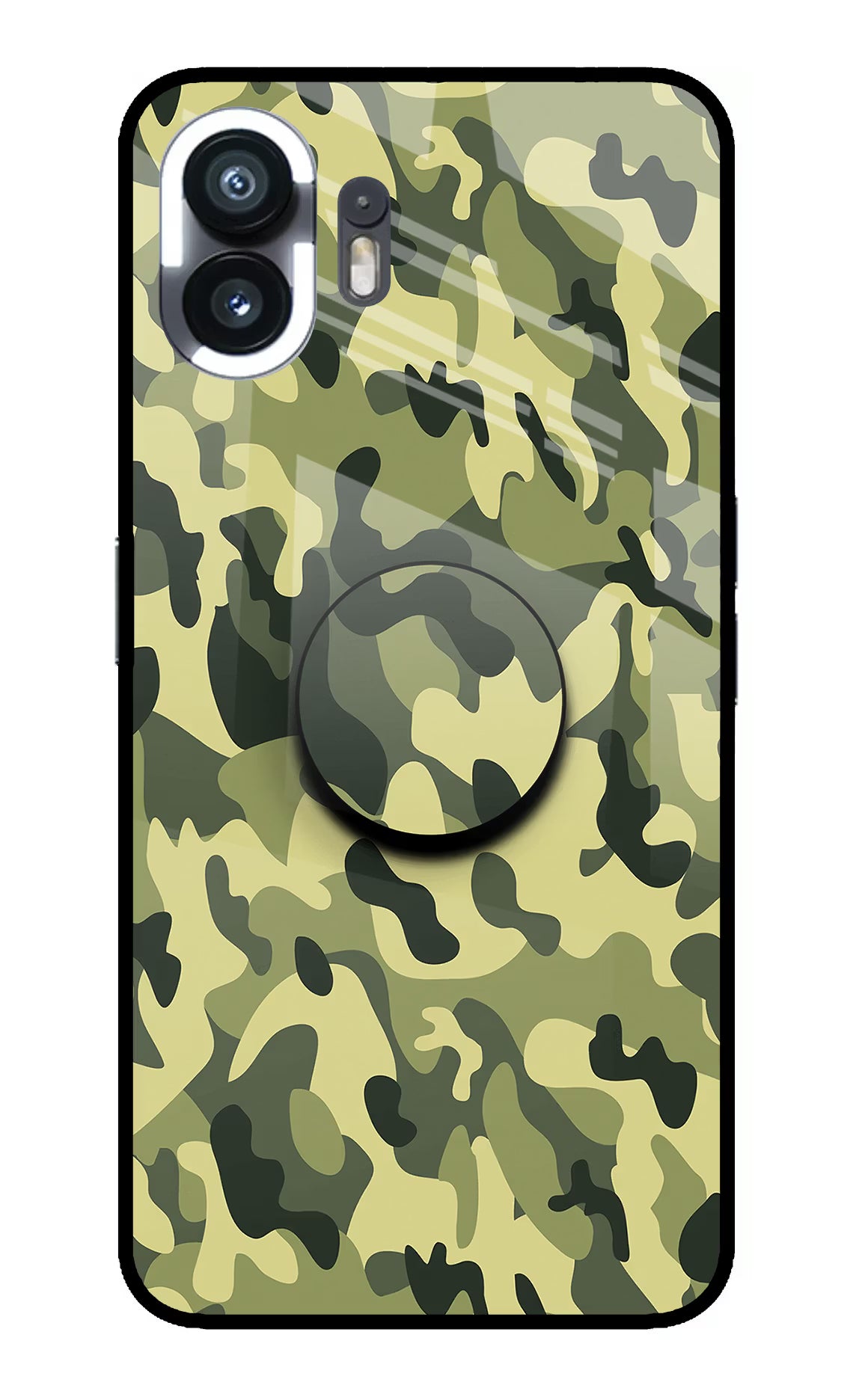 Camouflage Nothing Phone 2 Pop Case by Casekaro