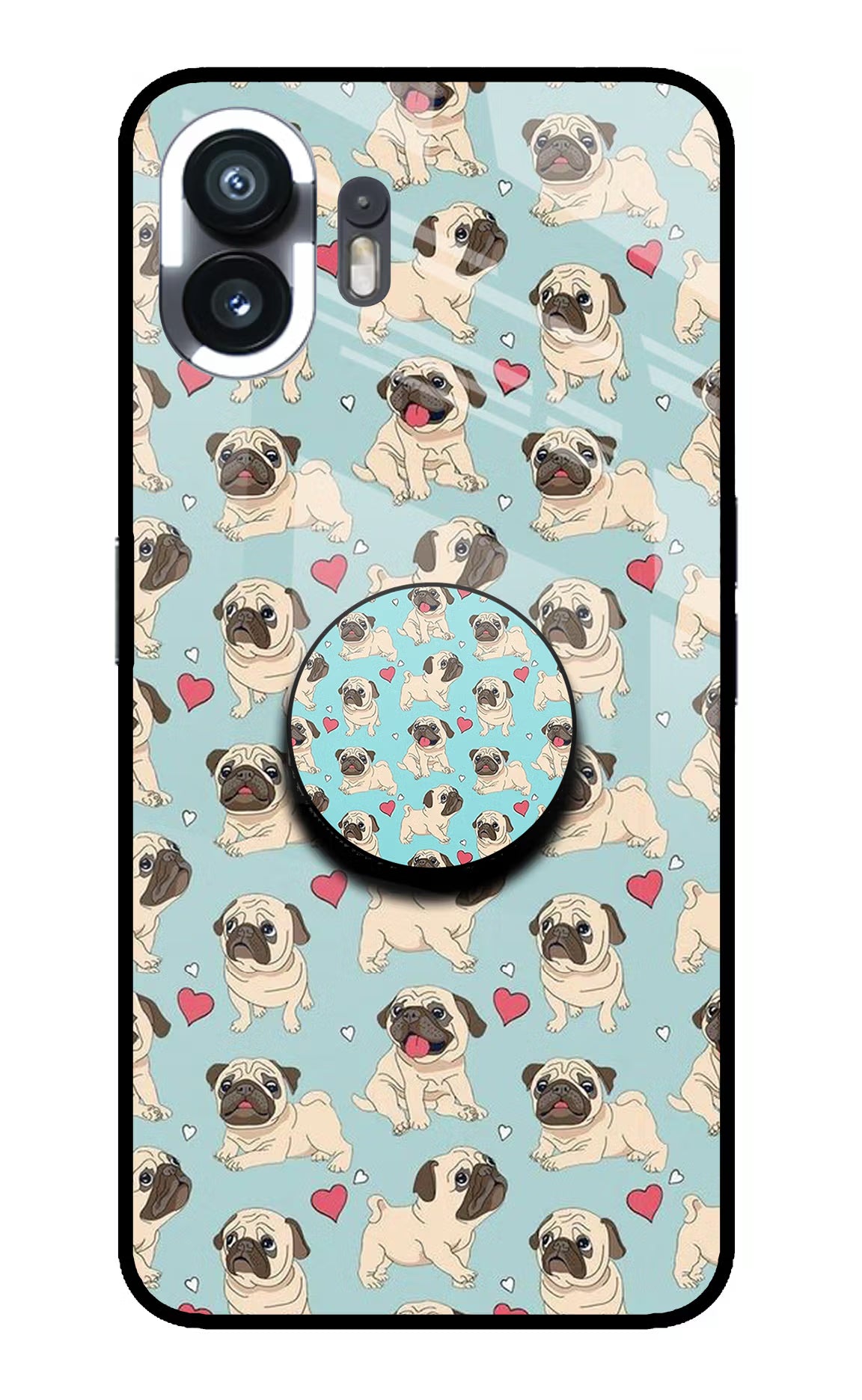 Pug Dog Nothing Phone 2 Pop Case by Casekaro