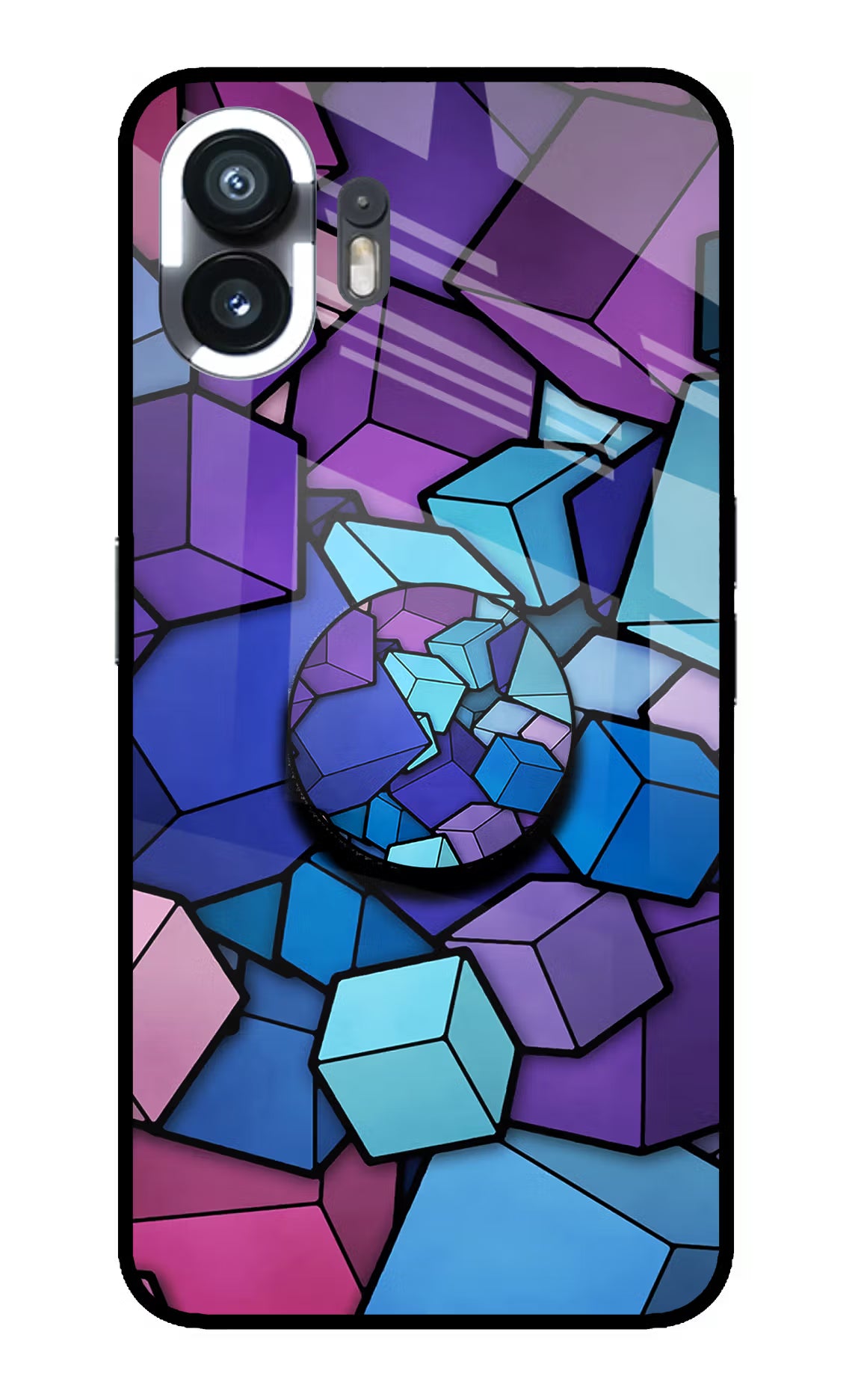 Cubic Abstract Nothing Phone 2 Pop Case by Casekaro