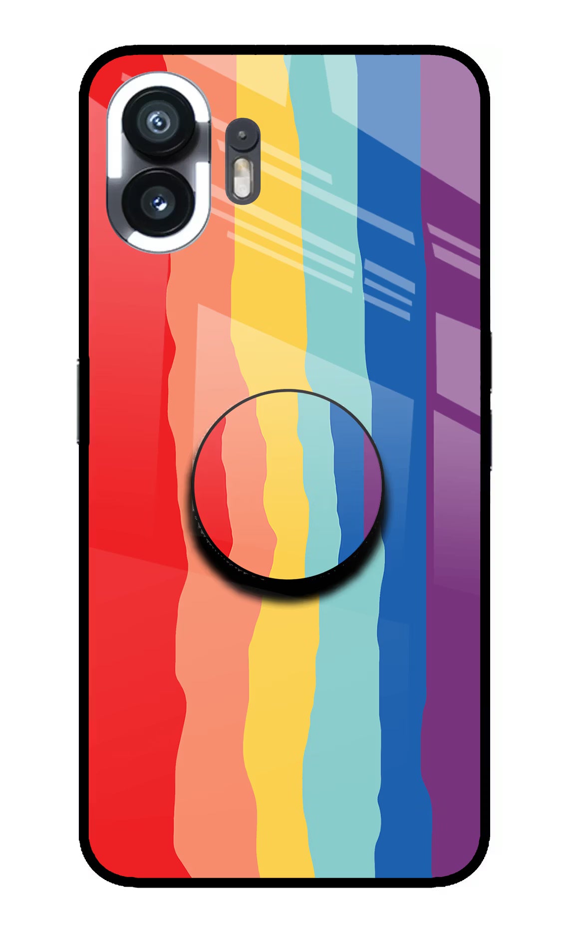 Rainbow Nothing Phone 2 Pop Case by Casekaro