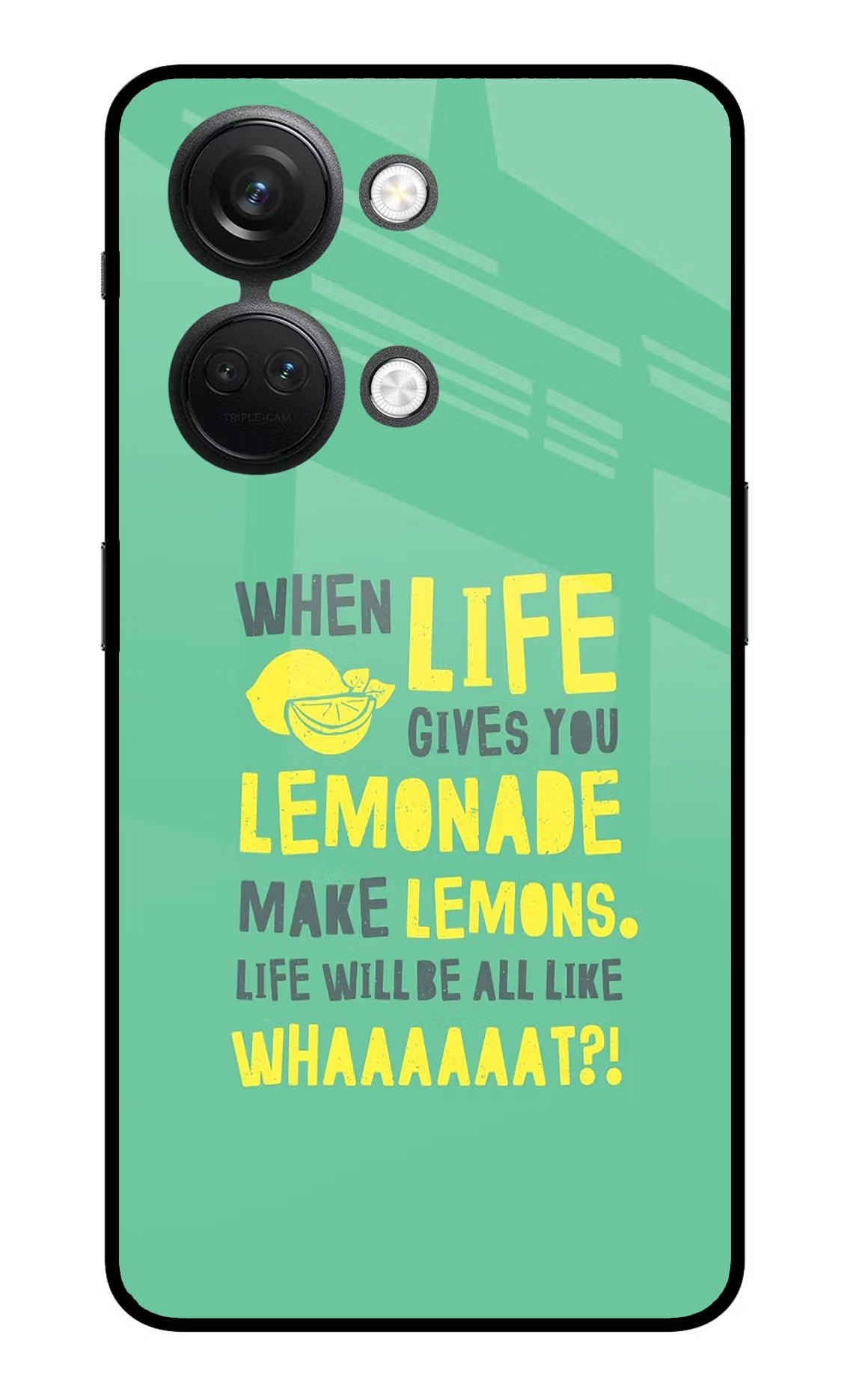 Quote OnePlus Nord 3 5G Glass Case Back Cover by Casekaro