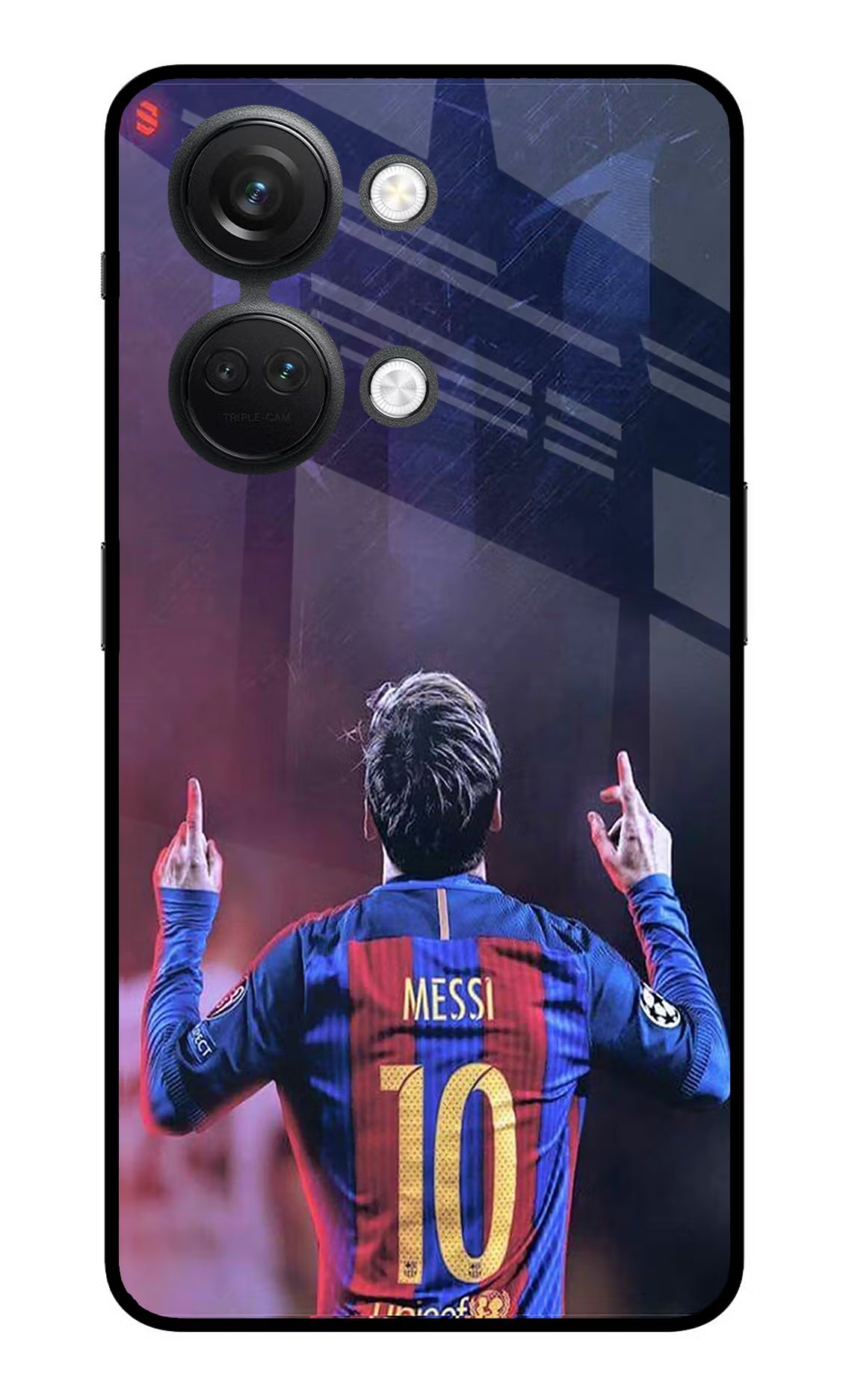 Messi OnePlus Nord 3 5G Glass Case Back Cover by Casekaro