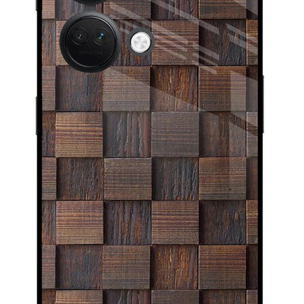 Wooden Cube Design OnePlus Nord 3 5G Glass Case