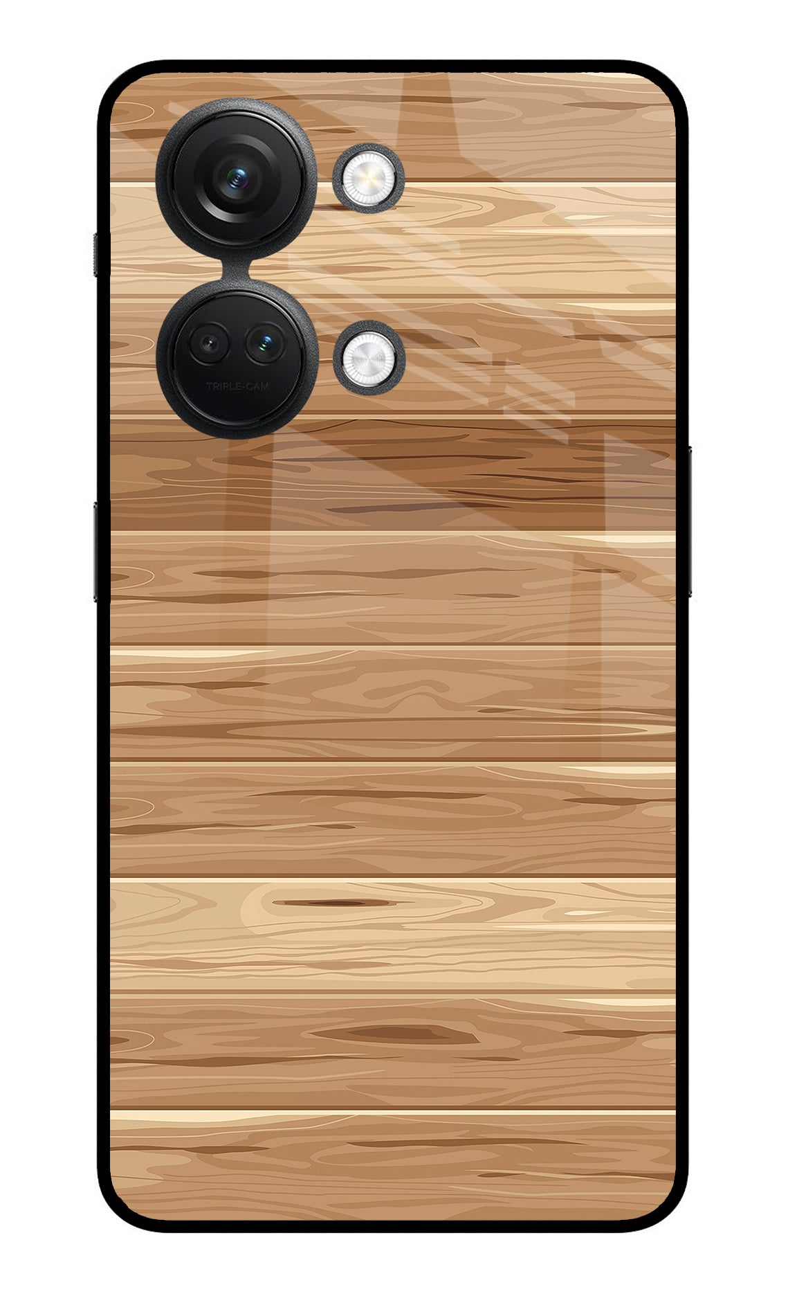 Wooden Vector OnePlus Nord 3 5G Glass Case