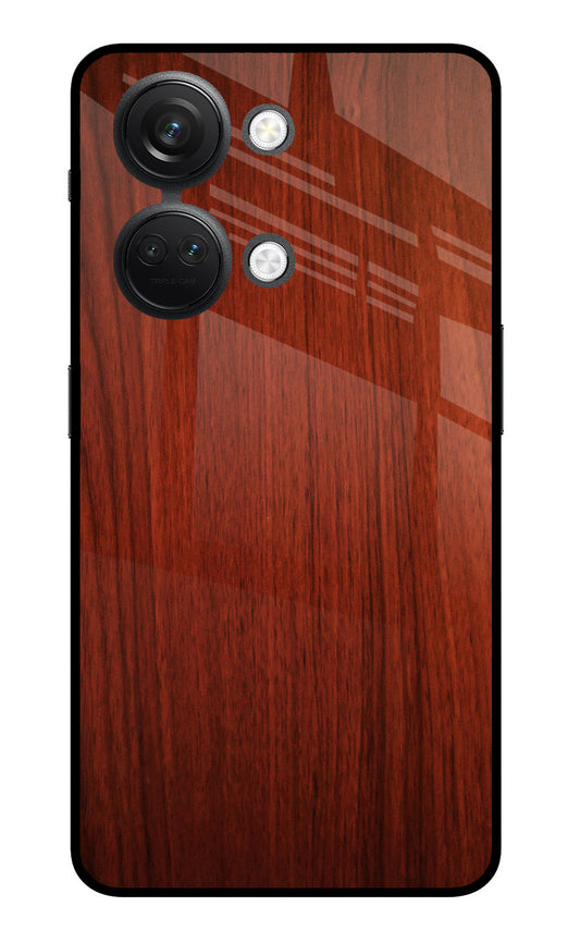 Wooden Plain Pattern OnePlus Nord 3 5G Glass Case