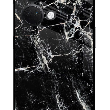 Black Marble Texture OnePlus Nord 3 5G Glass Case