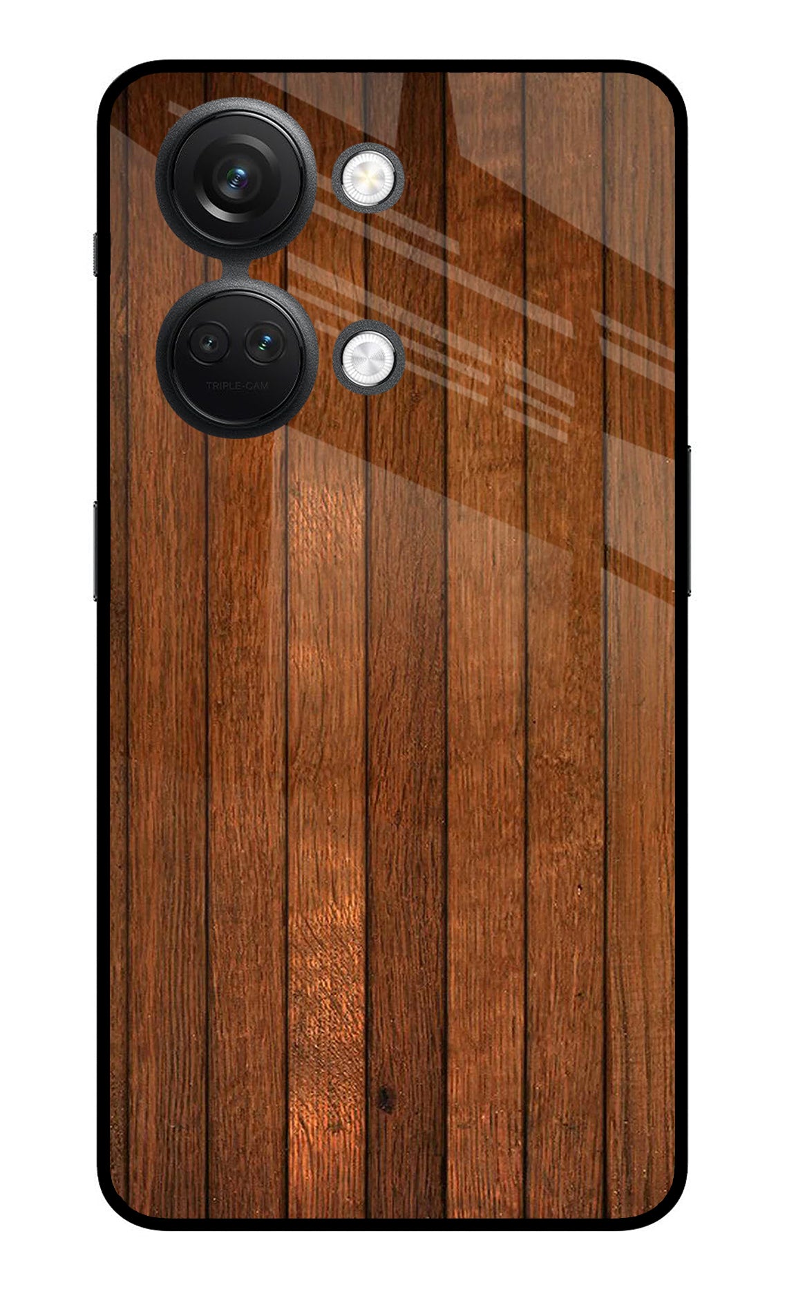 Wooden Artwork Bands OnePlus Nord 3 5G Glass Case