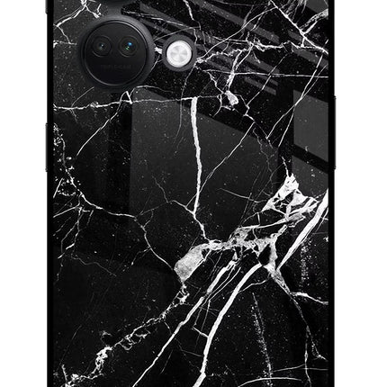 Black Marble Pattern OnePlus Nord 3 5G Glass Case