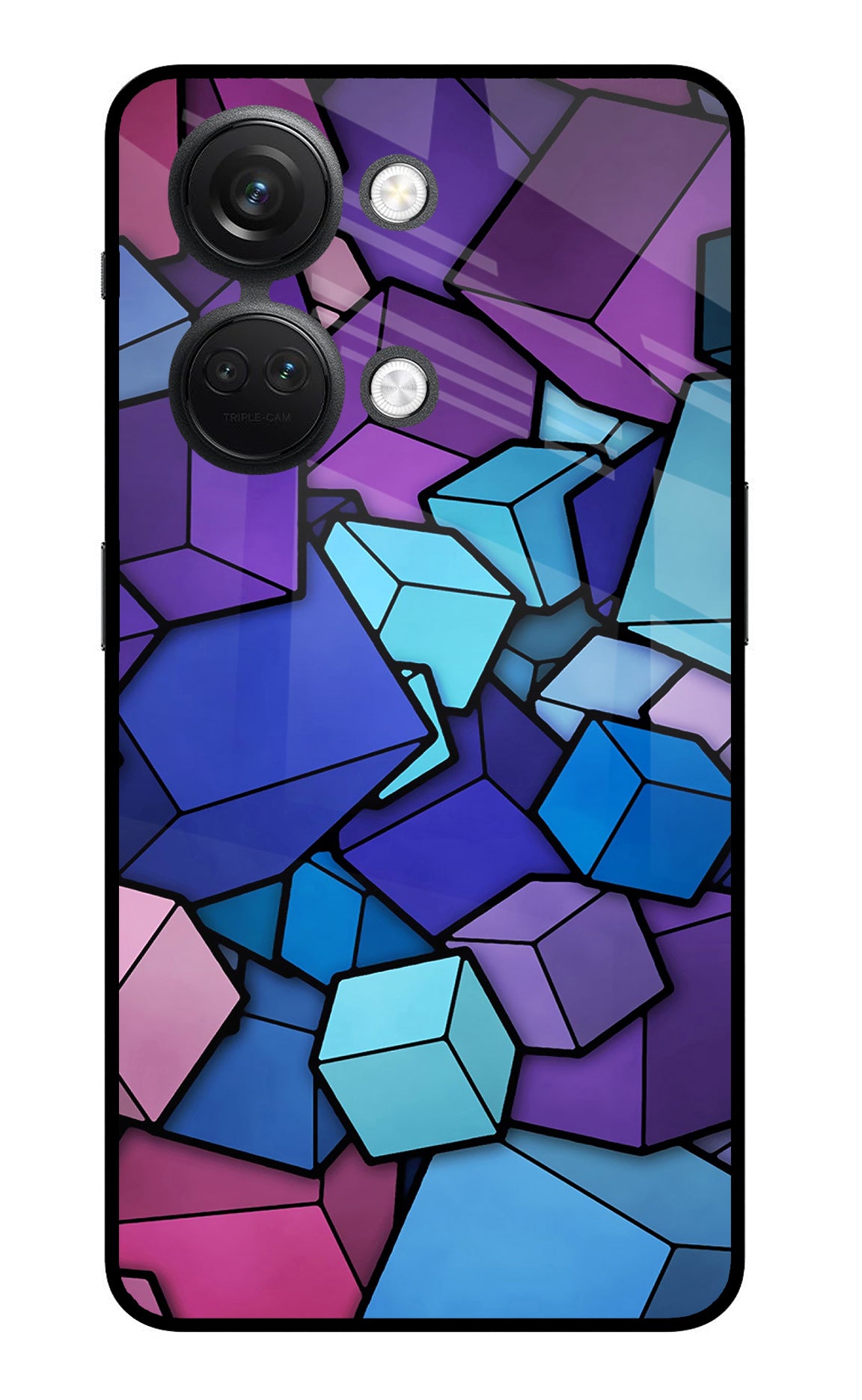 Cubic Abstract OnePlus Nord 3 5G Glass Case