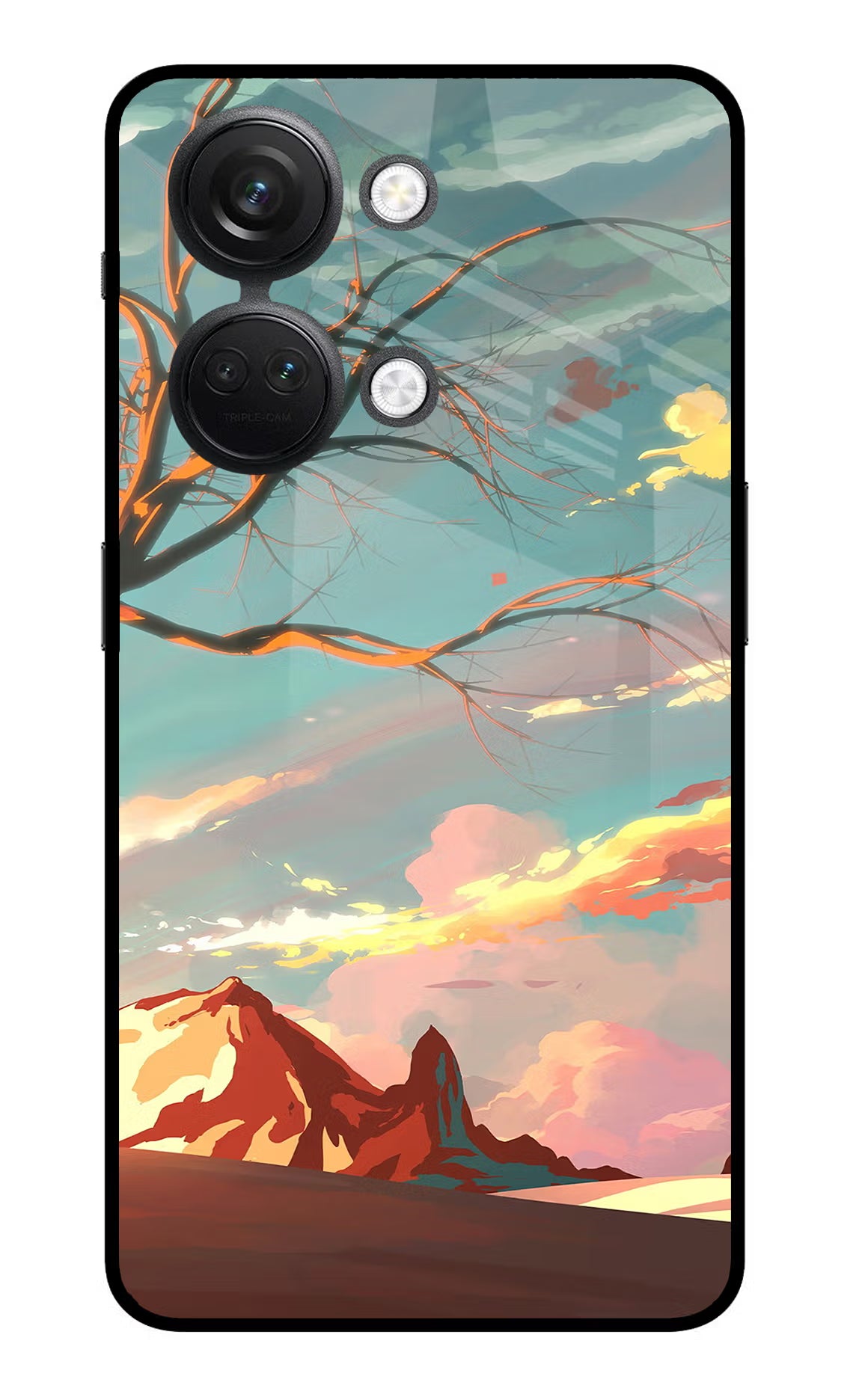 Scenery OnePlus Nord 3 5G Glass Case Back Cover by Casekaro