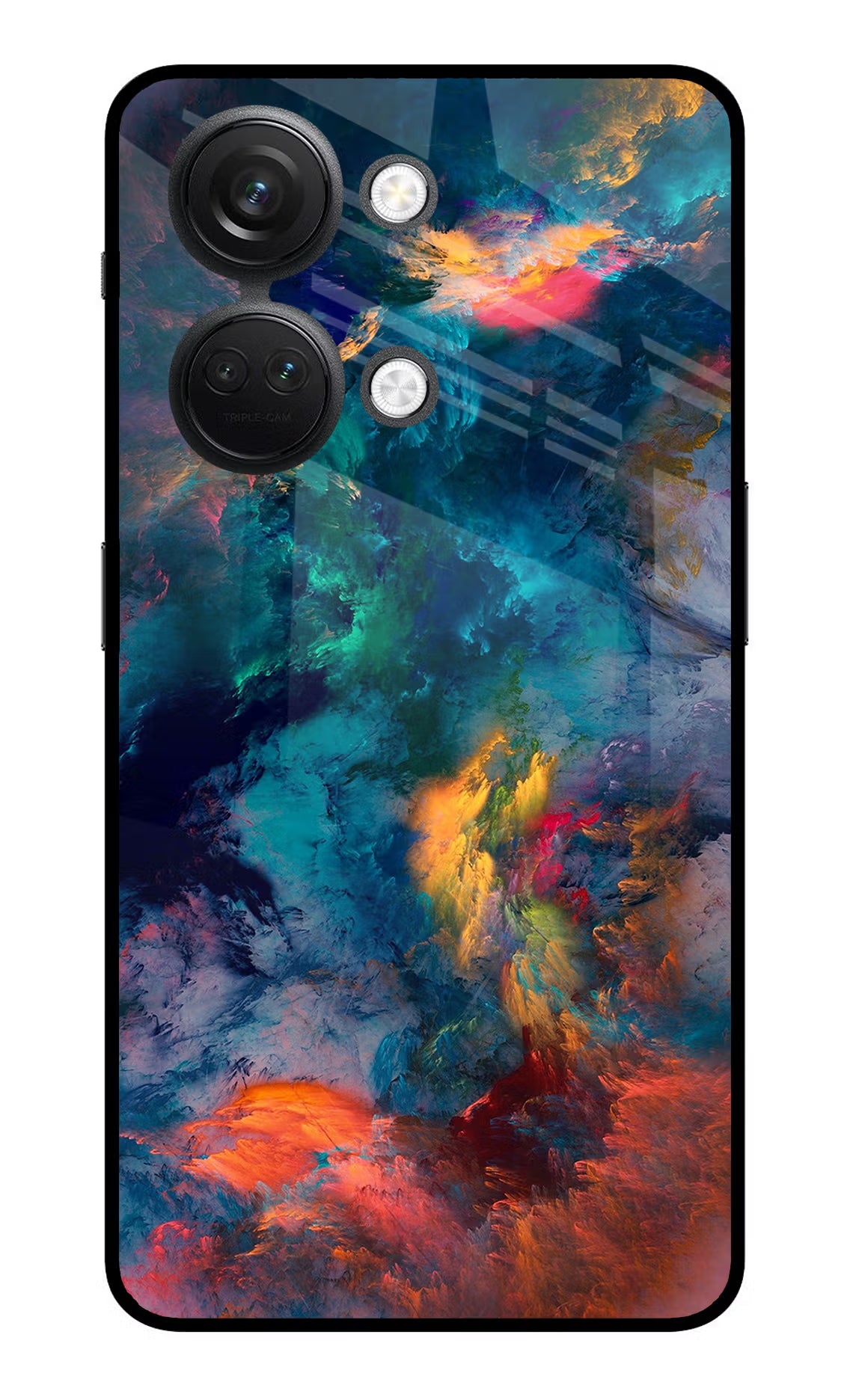 Artwork Paint OnePlus Nord 3 5G Glass Case Back Cover by Casekaro