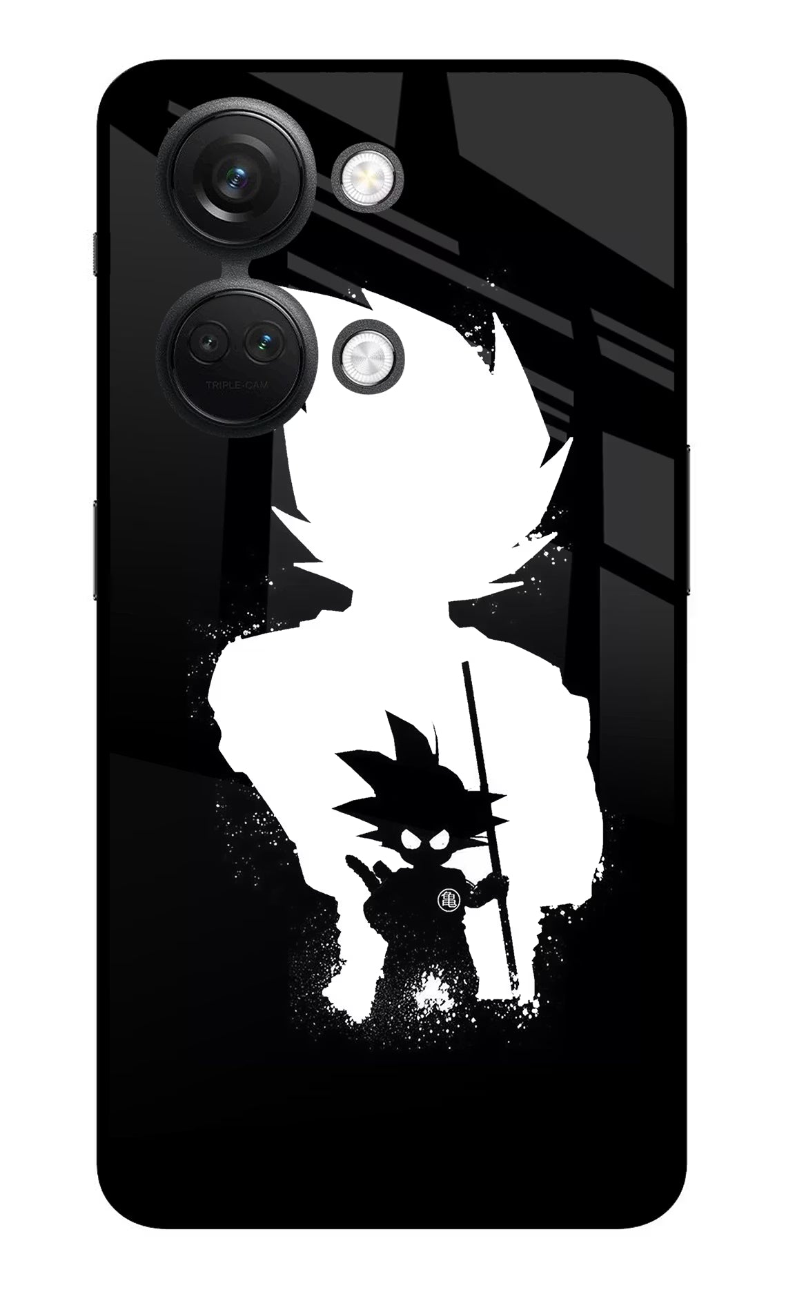 Goku Shadow OnePlus Nord 3 5G Glass Case Back Cover by Casekaro