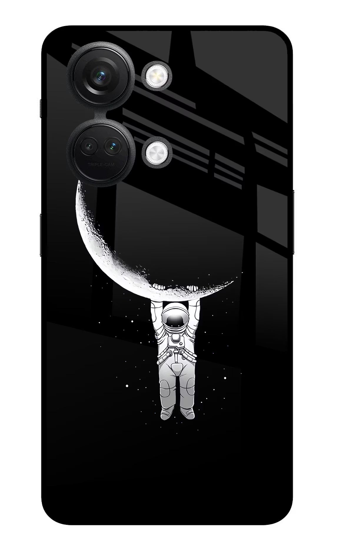 Moon Space OnePlus Nord 3 5G Glass Case Back Cover by Casekaro