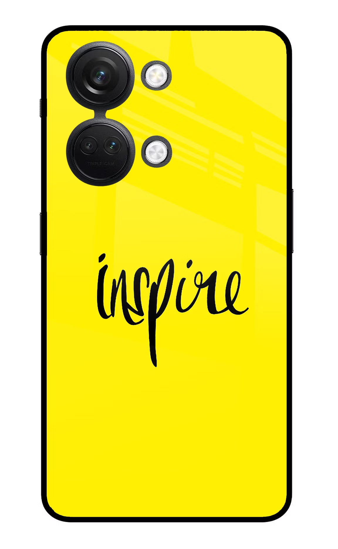 Inspire OnePlus Nord 3 5G Glass Case Back Cover by Casekaro