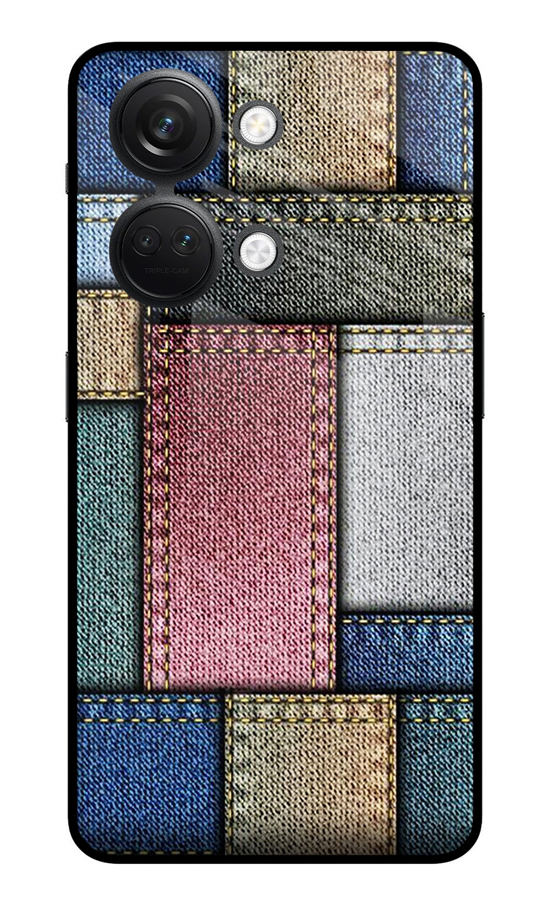 Multicolor Jeans OnePlus Nord 3 5G Glass Case