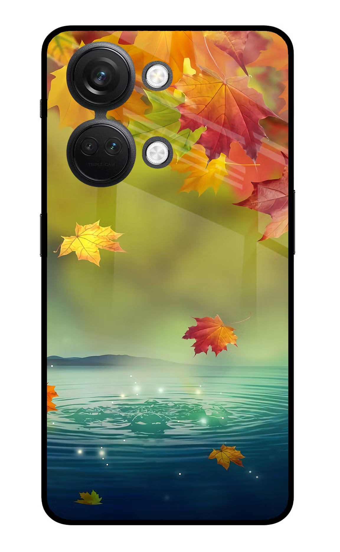 Flowers OnePlus Nord 3 5G Glass Case Back Cover by Casekaro