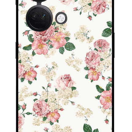 Flowers OnePlus Nord 3 5G Glass Case