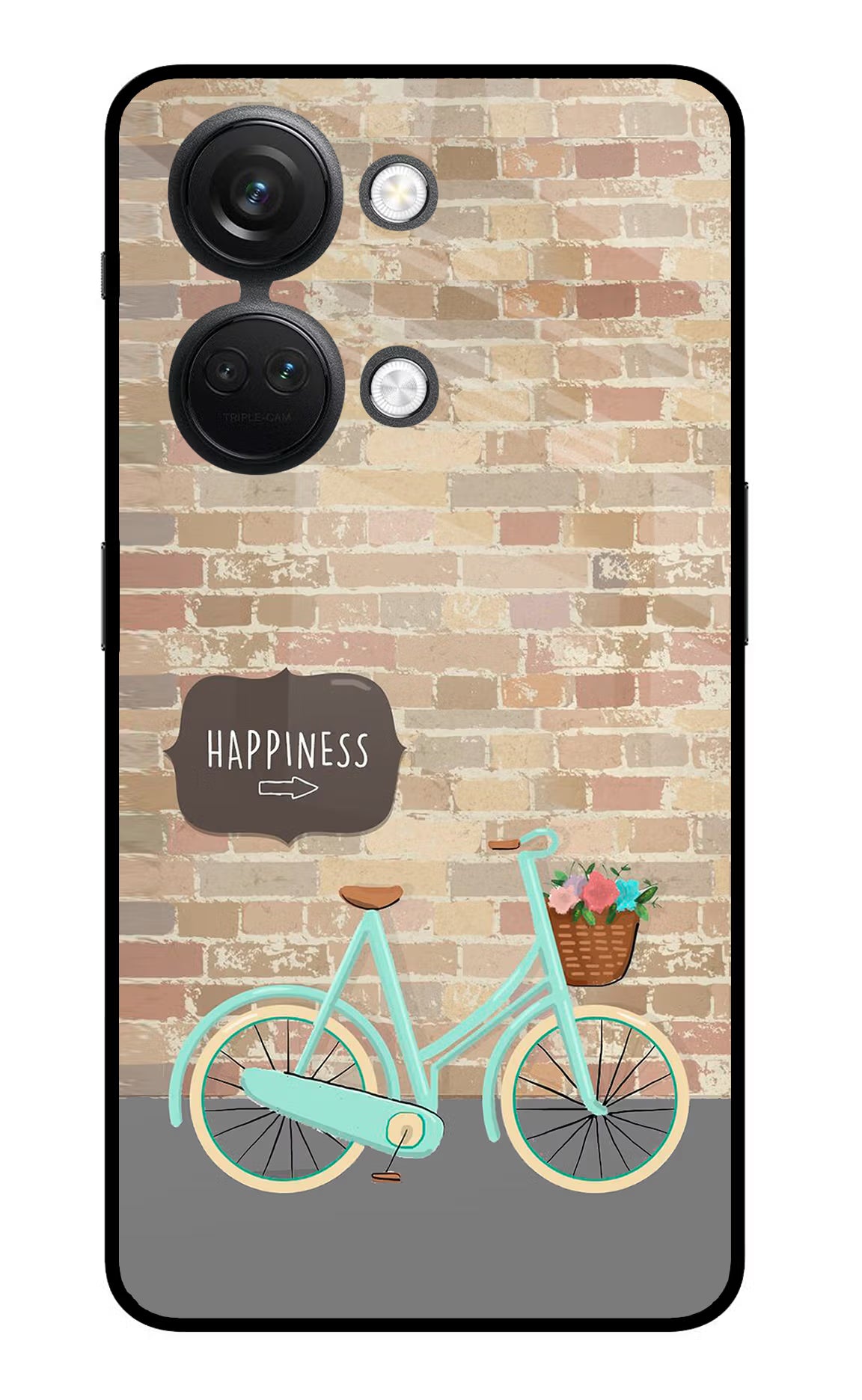 Happiness Artwork OnePlus Nord 3 5G Glass Case Back Cover by Casekaro
