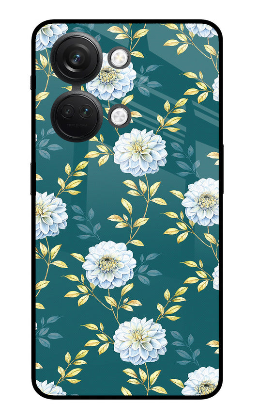 Flowers OnePlus Nord 3 5G Glass Case