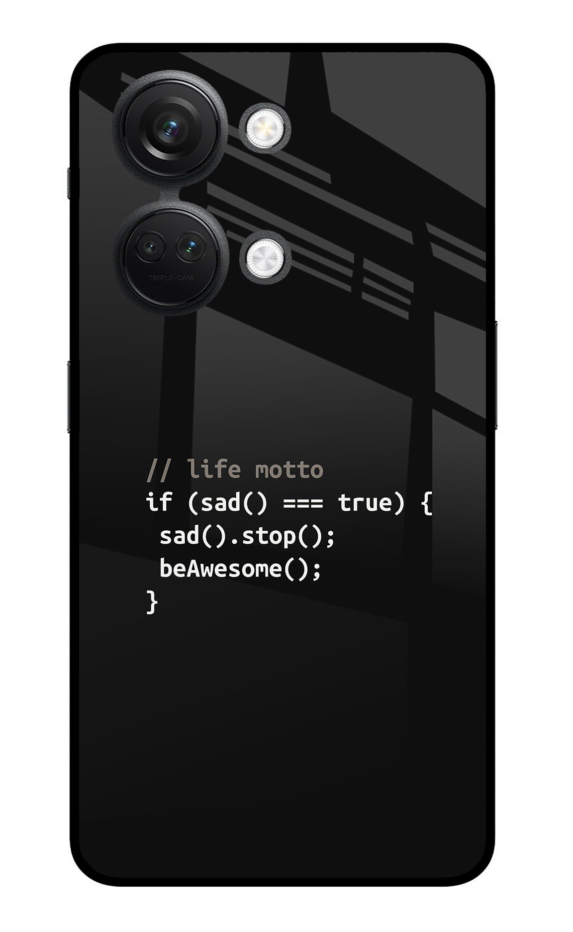 Life Motto Code OnePlus Nord 3 5G Glass Case