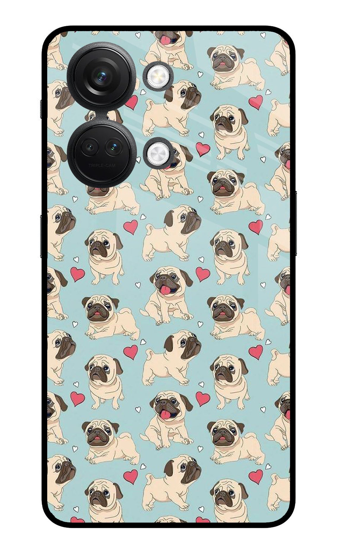 Pug Dog OnePlus Nord 3 5G Glass Case