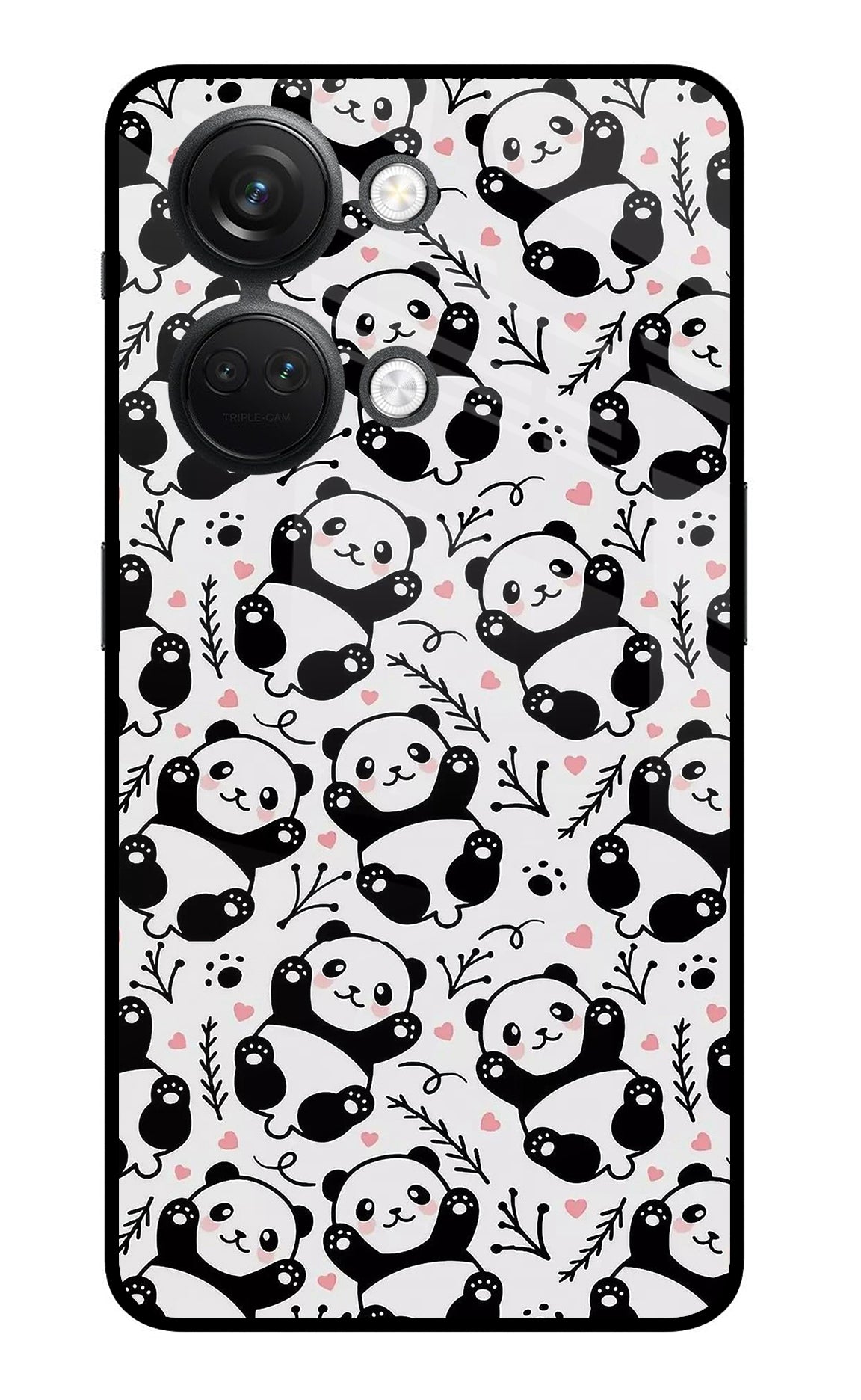 Cute Panda OnePlus Nord 3 5G Glass Case